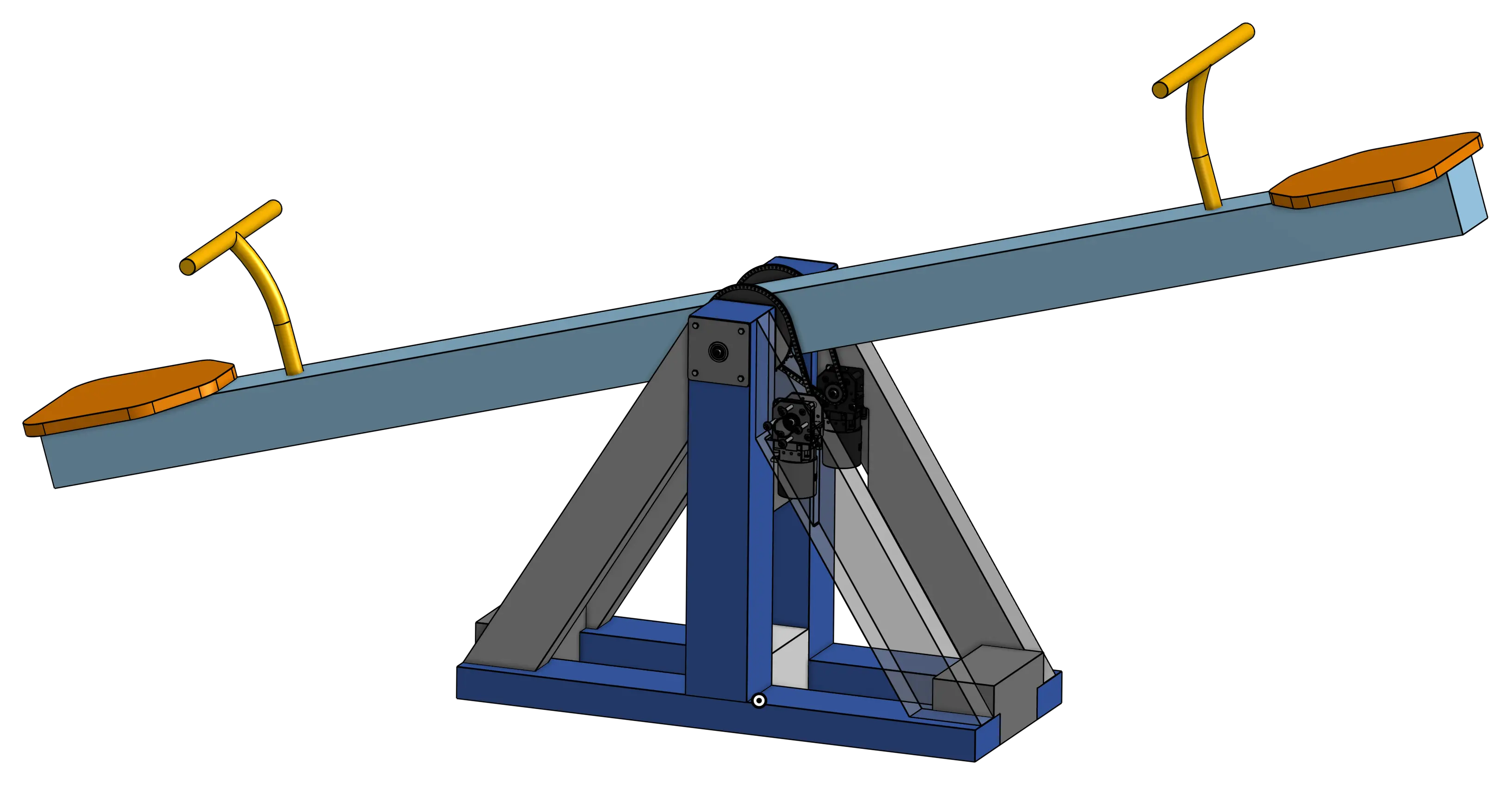 Image of CAD model of see saw